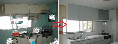 システムキッチン普及品タイプ